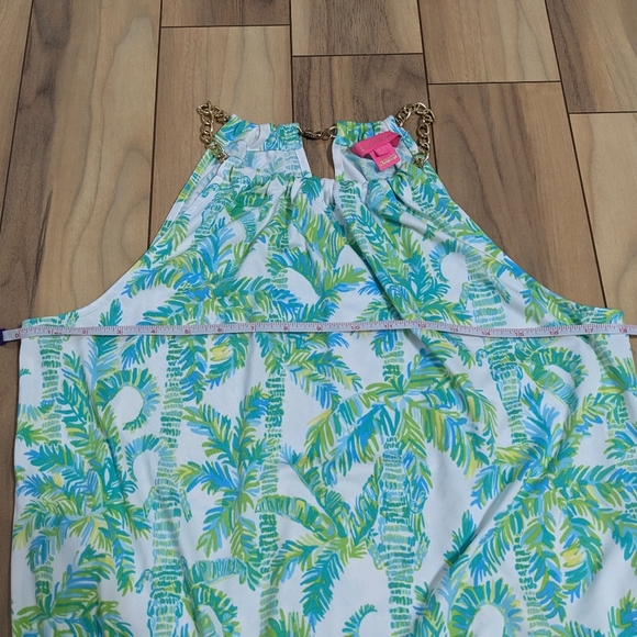 EUC! Lilly Pulitzer Bowen Top Fresh Citrus Keep Palm Engineered Size S - Picture 12 of 14